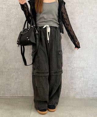 WEGO 2wayスタッズボストン ブラック