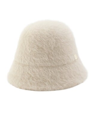 MOONBAT PAUL & JOE ACCESSOIRES 【サイズ調整可】ネコプレート付シャギークロッシェ ベージュ