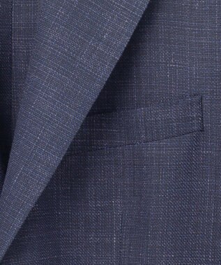 J.PRESS MEN 【NEW STAGE】フレーキーシルクリネン ジャケット ネイビー系