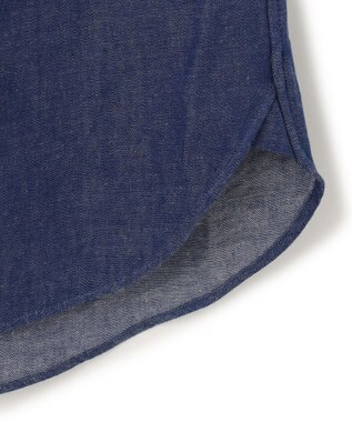 J.PRESS MEN デニムルックツイル ボタンダウンシャツ ブルー系