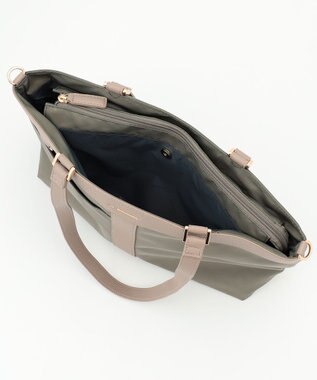 LA BAGAGERIE コンビ2WAYトートバッグ Mサイズ グレー