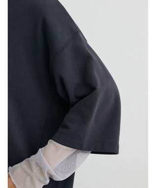 Green Parks ミニ裏毛ロゴトレＴｅｅ Dark Gray