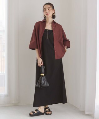 WEGO 【ANGIE VINTAGE】ハーフスリーブシャツ ブラウン
