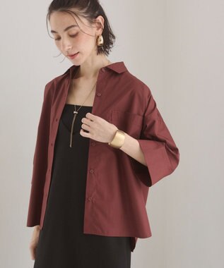 WEGO 【ANGIE VINTAGE】ハーフスリーブシャツ ブラウン