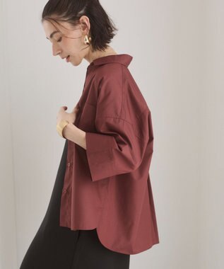 WEGO 【ANGIE VINTAGE】ハーフスリーブシャツ ブラウン