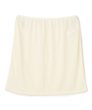 BEIGE， NADIA / 異素材ライン ストレッチニットスカート Ecru