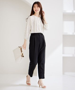 ANY SIS 【洗える】ドルマンスリーブ ブラウス オフドット