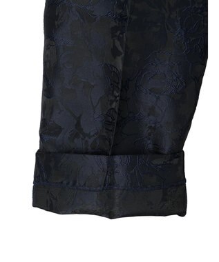 Green Parks Ｂ．ジャガードタックパンツ Black