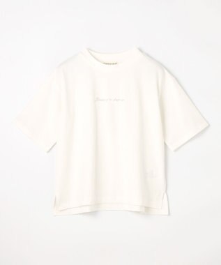 ANY L オーガビッツ刺繍ロゴＴシャツ オフ