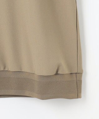 PW CIRCULUS 【吸水速乾 / UV遮蔽率99% UVカット / ストレッチ】【MEN】ベースボールカラーポロシャツ ゴルフ ベージュ系