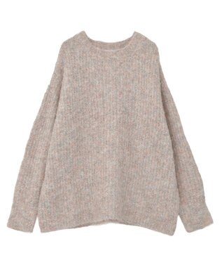 Green Parks ブークレＭＩＸニットチュニック Pink