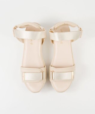 BONTRE 【pied du lapan/ピエドラパン】ベルクロスポーツサンダル/50721ZI アイボリー