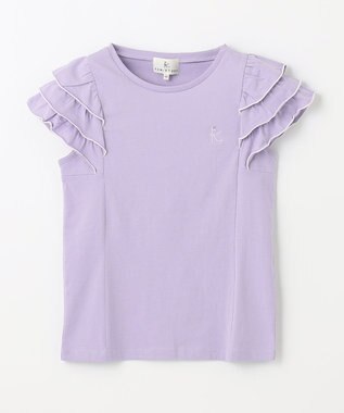 組曲 KIDS 【150-160㎝】メローメロー Tシャツ ラベンダー系