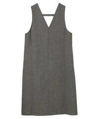 Green Parks ３ｗａｙで着られるツイード風ジャンスカ Gray