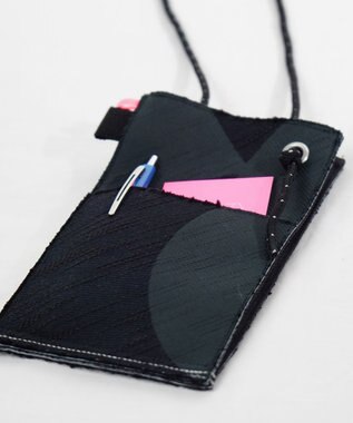 POLS FLATスマホショルダー ブラック