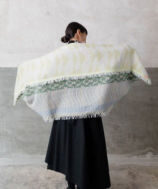 POLS コットン meadow モヒカンストール イエロー