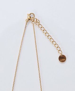 Phoebe 【金属アレルギー対応】カラージェムステーションネックレス/天然石/サージカルステンレス グリーン