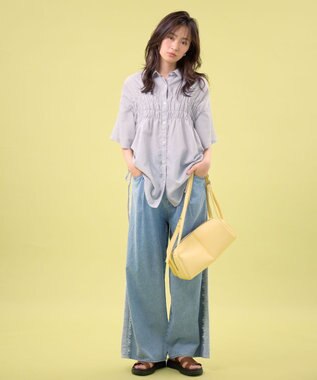 Green Parks ワイドボストンバッグ Light Yellow