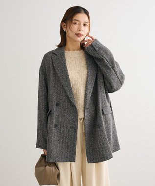 Green Parks ブークレＭＩＸニットチュニック Ivory