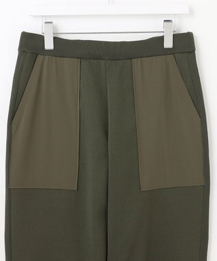 23区GOLF 【23Fondation/MEN】ニット ジョガーパンツ カーキ系