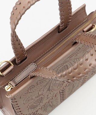 GRACE CONTINENTAL Mini satchelMTLC ブロンズ