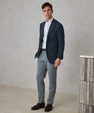 GOTAIRIKU 26年新作【ストレッチ/シワになりにくい/洗える】ハイパーストレッチ DRESS パンツ ライトグレー系