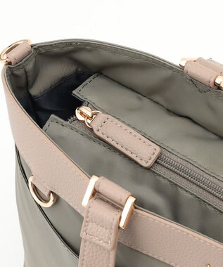 LA BAGAGERIE コンビ2WAYトートバッグ Mサイズ グレー