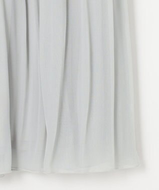 ANY SIS シャイニープリーツ スカート ライトグレー