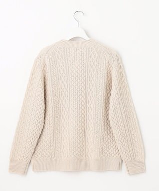 J.PRESS LADIES 【洗える】EIGER CORD カーディガン ホワイト系