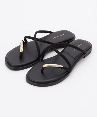 steppi メタルパーツ トング サンダル