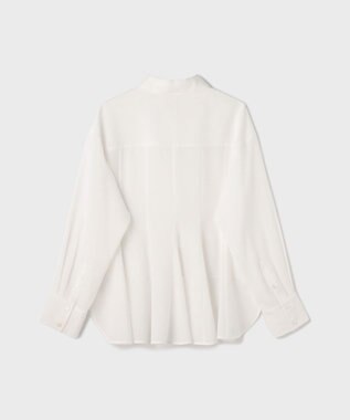 GRACE CONTINENTAL バックフレアシャツ ホワイト