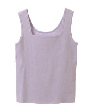 AMERICAN HOLIC 総針スクエアタンクトップ Purple