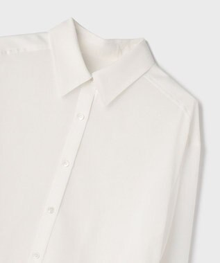 GRACE CONTINENTAL バックフレアシャツ ホワイト