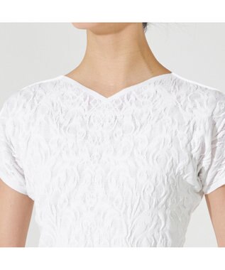 Chacott 【ノーソーイングニット】ノーソーイングコンパクトTシャツ ホワイト