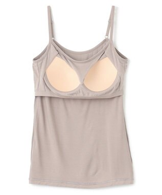 23区GOLF 【WOMEN】TTON【選べるマイサイズ】なめらかレーヨンカップ付キャミソール ベージュ系