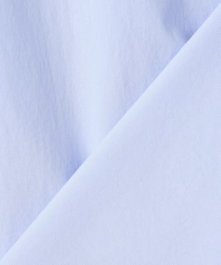 UNFILO ノーカラーコンフォートシャツ サックス