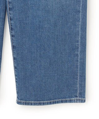 ICB 【先行予約】 ライトストレッチデニム ストレートパンツ ブルーデニム