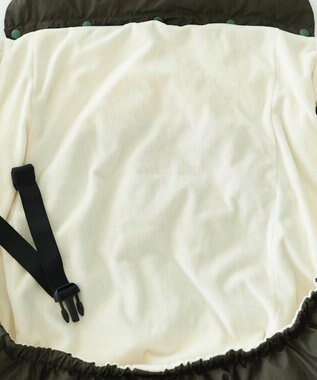 KWD 【簡易ギフト包装・日本製】BABY DOWN CAPE グリーンダウン ベビーダウンケープ ブラウン