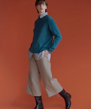 J.PRESS LADIES S エステネージュストライプ シャツ ブラウス ブラックストライプ系