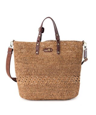 IBIZA ラフィア　2WAYバッグ