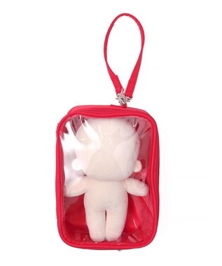 WEGO 【痛バ＆推し活グッズ】マルチWAYぬいポーチ レッド