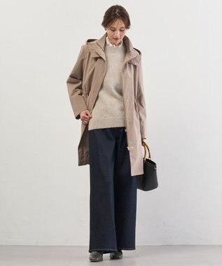 J.PRESS LADIES MIX COLOR クルーネック ニット ベージュミックス系