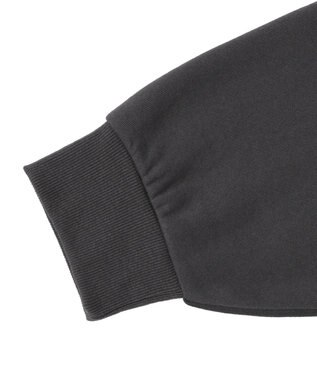 WEGO 【ユニセックス着用ITEM】ダメージアップリケレイヤードZIPパーカー スミクロ