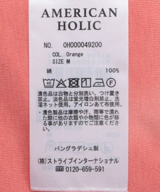 AMERICAN HOLIC 【新色追加】【接触冷感】コクーンシルエットカットソー Orange
