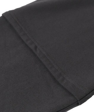 WEGO 【ユニセックス着用ITEM】ダメージアップリケレイヤードZIPパーカー スミクロ