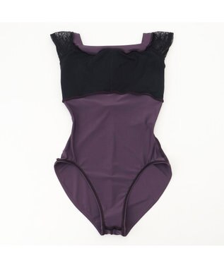 Chacott 【AKANE TAKADA】フレンチスリーブレオタード ブラックベリー