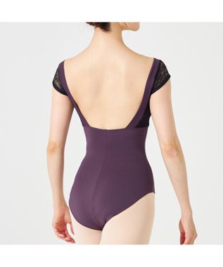 Chacott 【AKANE TAKADA】フレンチスリーブレオタード ブラックベリー