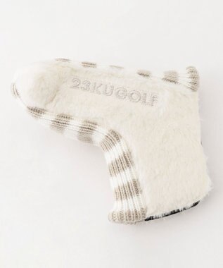 23区GOLF 【雑貨】ファー×ボーダー パターカバー