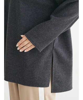 Green Parks 圧縮ポンチキーネックチュニック Dark Gray Mixture