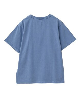 AMERICAN HOLIC DISCUS パウダーブリーチ加工Tシャツ Blue